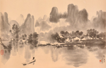 Spring Rain at Li River, Prints