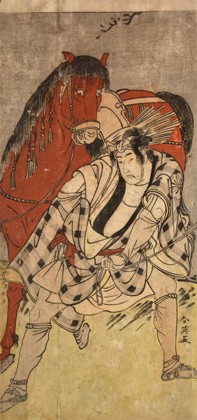 Kabuki Actor Matsumoto Koshiro IV by Shunei, Woodblock Print