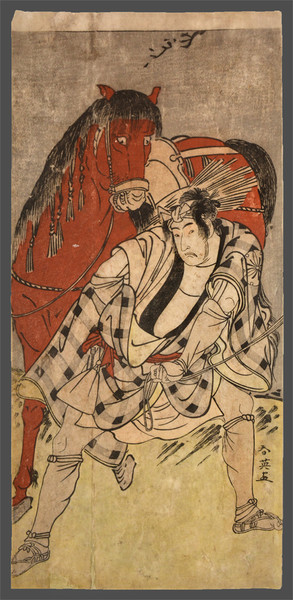 Kabuki Actor Matsumoto Koshiro IV by Shunei, Woodblock Print
