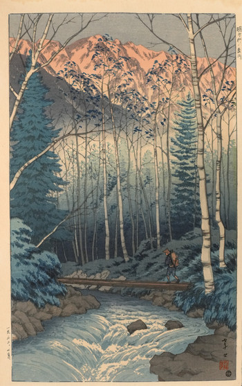 Dawn at Takegawa by Ito, Takashi, Woodblock Print