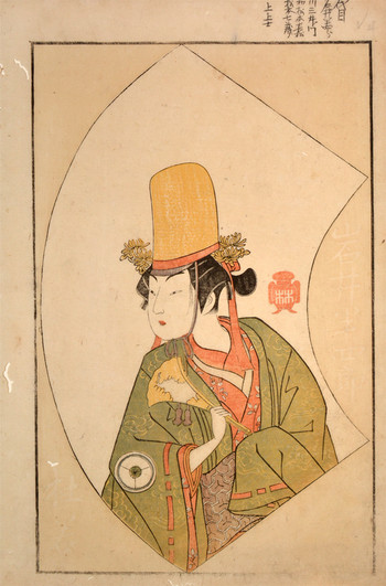 Kabuki Actor Iwai Hanshiro by Shunsho, Woodblock Print