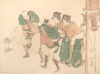 Goyu by Hokusai, Woodblock Print